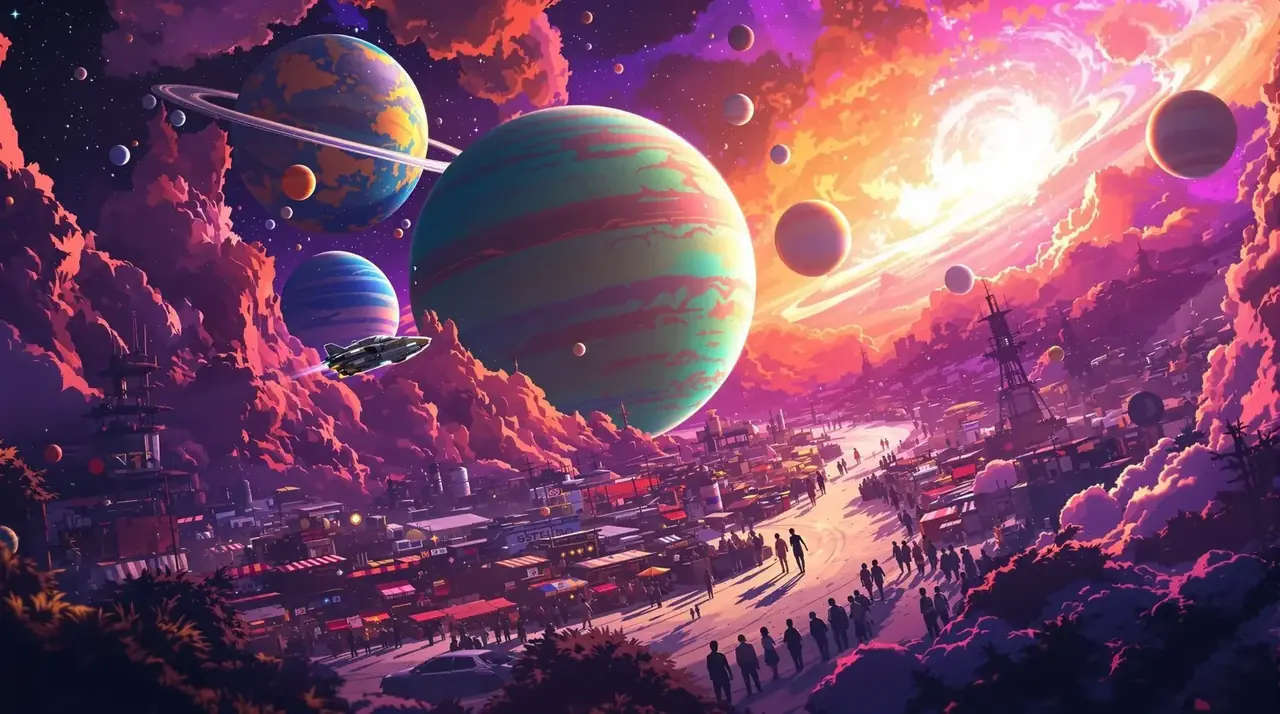 《星轨远征》主视觉横版海报